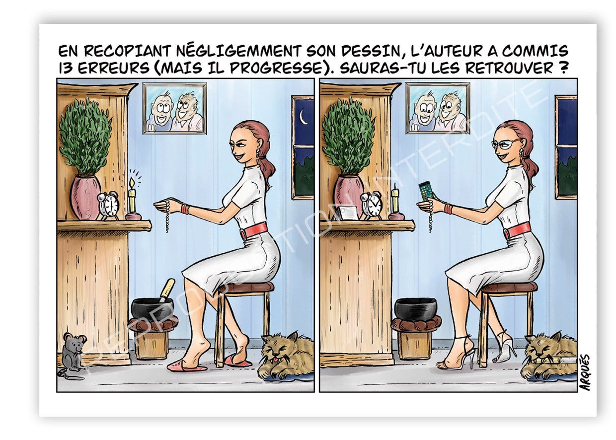 Jeu des 13 erreurs • 210 x 148 mm