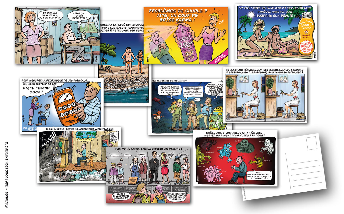 Pack de 10 cartes postales • 148 x 105 mm
