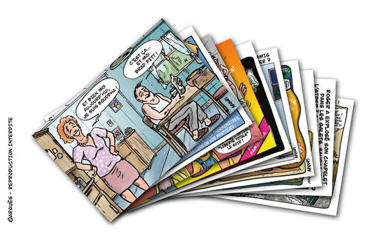 Pack de 10 cartes postales • 148 x 105 mm