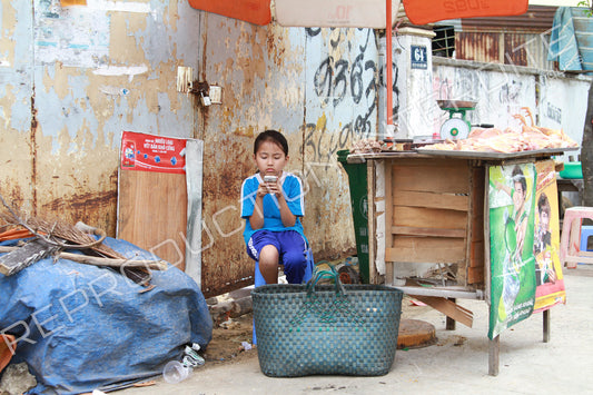 "La petite vendeuse de volaille" Hô Chi Minh - 2012